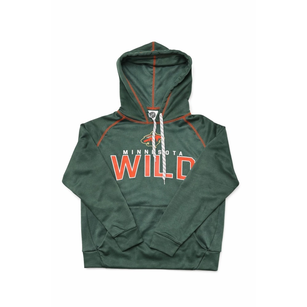 Minnesota Wild NHL Green Hoodie Hooded Sweatshirt Hockey‎ National Hockey League
